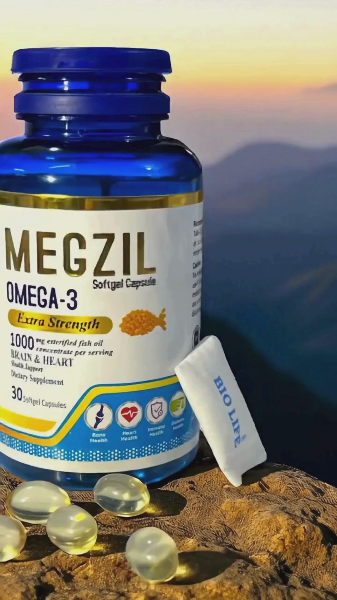 Megzil Softgel (Omega-3 Fish Oil)